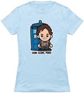 Cartoon like Doctor Who t-shirt