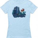 Doctor Who The Tardis and The Little Mermaid t-shirt