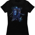 Dr Who 10th Doctor Singing In The Stars T-Shirt