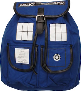 Doctor Who Tardis Slouch Backpack