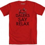 Doctor Who Daleks Say Relax T-Shirt