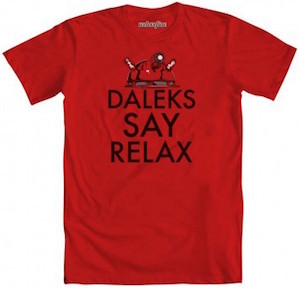 Doctor Who Daleks Say Relax T-Shirt