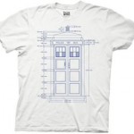 Doctor Who Tardis Blueprint T-Shirt