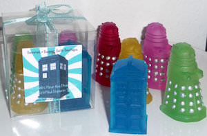 Tardis And Dalek Soap 4 Piece Set