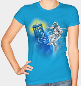Tardis Space Walk T-Shirt