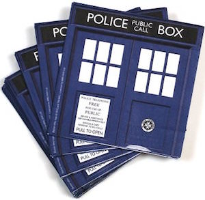 Doctor Who Tardis Paper Napkins for sale