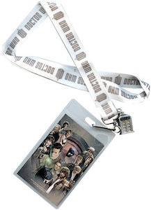 Doctor Who Lanyard With ID Pouch And Tardis Charm