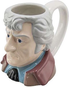 3rd Doctor Who Head Coffee Mug