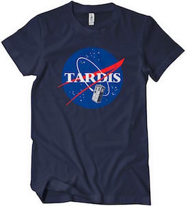 NASA Logo Style Tardis T-Shirt