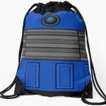 Doctor Who Blue Dalek Drawstring Backpack