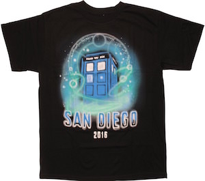 Doctor Who San Diego Comic Con 2016 Tardis T-Shirt