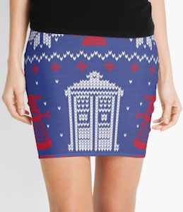 Doctor Who Fair Isle Christmas Skirt