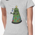 Doctor Who Dalek As Christmas Tree T-Shirt