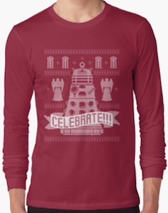 Dalek Celebrate Christmas Sweater