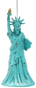Statue Of Liberty Weeping Angel Christmas Ornament