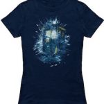 Doctor Who Sparkels The Tardis And Bad Wolf T-Shirt