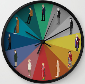12 Doctors Wall Clock