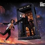 Bill, Nardole, And The Doctor In The Tardis Poster