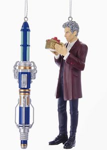 Sonic Screwdriver And The 12th Doctor Ornament Set