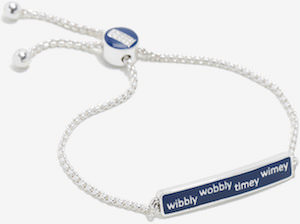 Doctor Who ID Wibbly Wobbly Timey Wimey Bracelet
