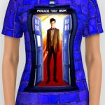 Blue Wall And The 11th Doctor T-Shirt