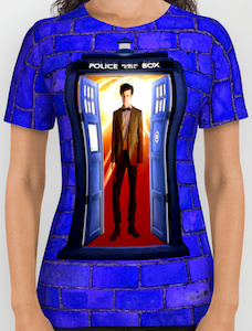 Blue Wall And The 11th Doctor T-Shirt