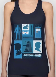Doctor Who Silhouette Tank top
