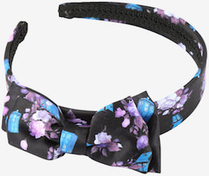 shop Dr Who Floral Tardis Headband With Bow