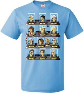 The Heads Of 13 Doctor’s T-Shirt