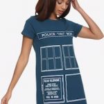 Doctor Who Tardis Door T-Shirt Dress