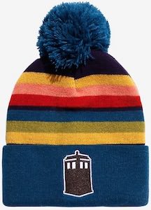 Tardis And The Style Of The 13th Doctor Winter Hat
