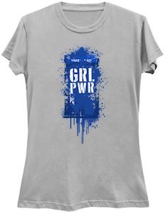 Dr Who Tardis Girl Power T-Shirt