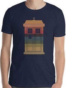 Doctor Who Striped Tardis T-Shirt