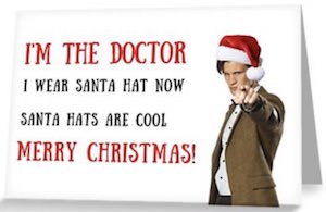 Santa Hats Are Cool Christmas Card