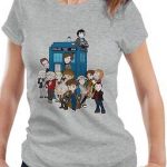 Doctor Who A Comical Doctor And The Tardis T-Shirt