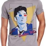 10th Doctor In 80s Style T-Shirt