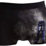 10th Doctor And The Tardis Boxer Briefs
