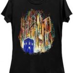 Doctor Who Tardis And Gallfrey T-Shirt