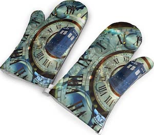 Doctor Who Tardis Oven Mitts