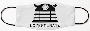 Doctor Who Dalek Exterminate Face Mask